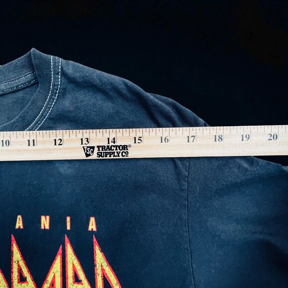 83' Def Leppard Pyromania United States Tour Tee Shirt Adult Small Black Reprint - Picture 4 of 10